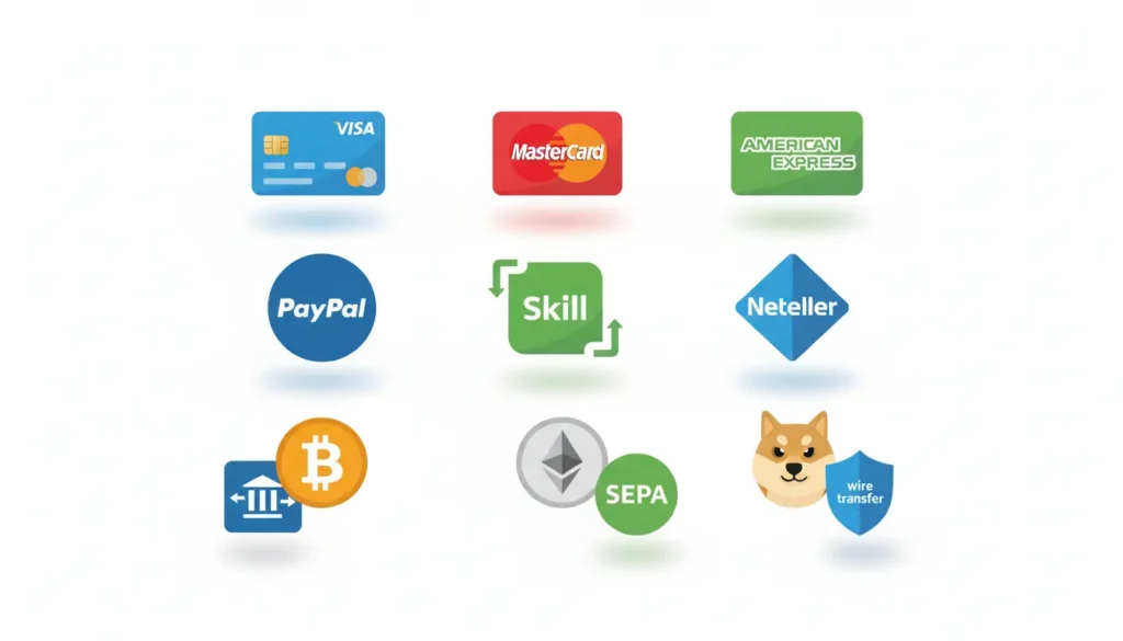 Online betting payment methods and banking options